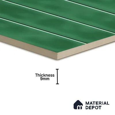 Faux Subway  Tile TL 07256 Sintra 1002 1 ft x 1 ft Ceramic Glossy Finish - 9 mm  | 2 mm Spacer is Mandatory | Please Expect a Slight Variation of Pattern (Sample)